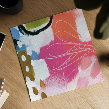 Summer Impressions IV by Yvette St. Amant. Shown as a detailed flat fine art print, highlighting archival giclee quality. Available as an archival giclee rolled canvas, fine art paper, or poster print. SKU 92756a.