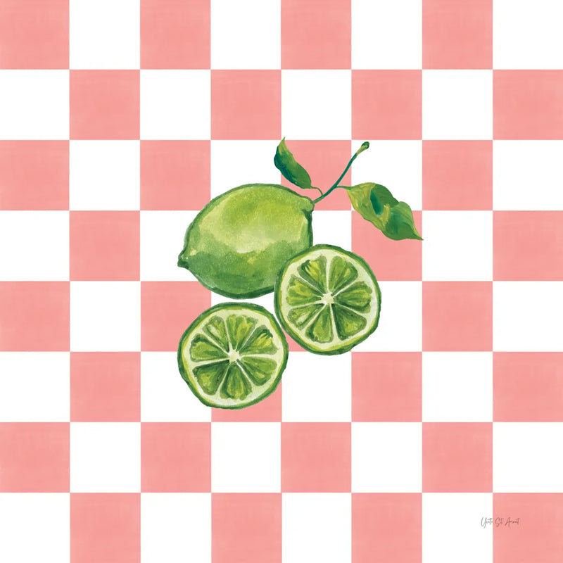 Summer in Checkers II by Yvette St. Amant. SKU 96485a. Archival Giclee Fine art print for wall decor.