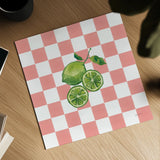 Summer in Checkers II by Yvette St. Amant. Shown as a detailed flat fine art print, highlighting archival giclee quality. Available as an archival giclee rolled canvas, fine art paper, or poster print. SKU 96485a.