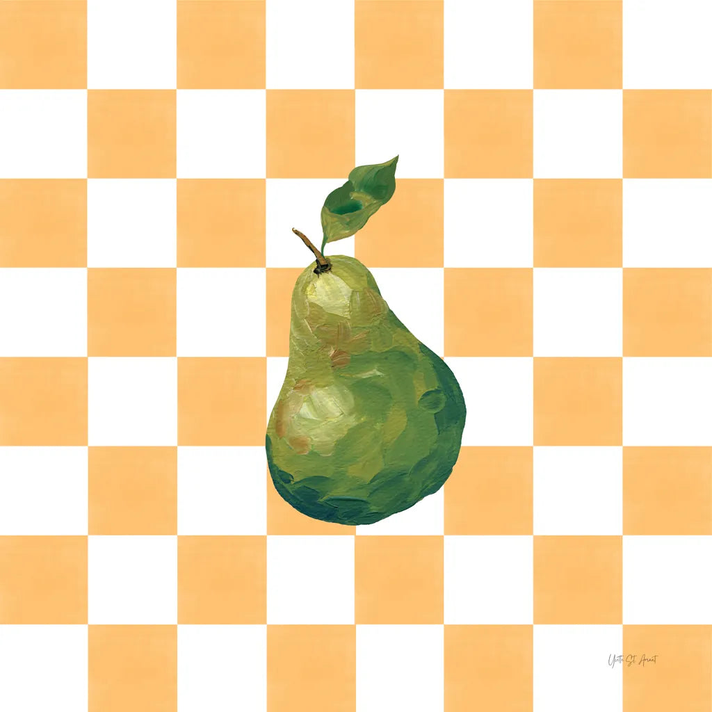 Summer in Checkers IV by Yvette St. Amant. SKU 96487a. Archival Giclee Fine art print for wall decor.