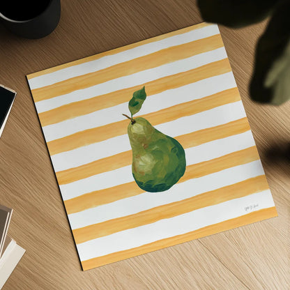 Summer in Stripes IV by Yvette St. Amant. Shown as a detailed flat fine art print, highlighting archival giclee quality. Available as an archival giclee rolled canvas, fine art paper, or poster print. SKU 96192a.