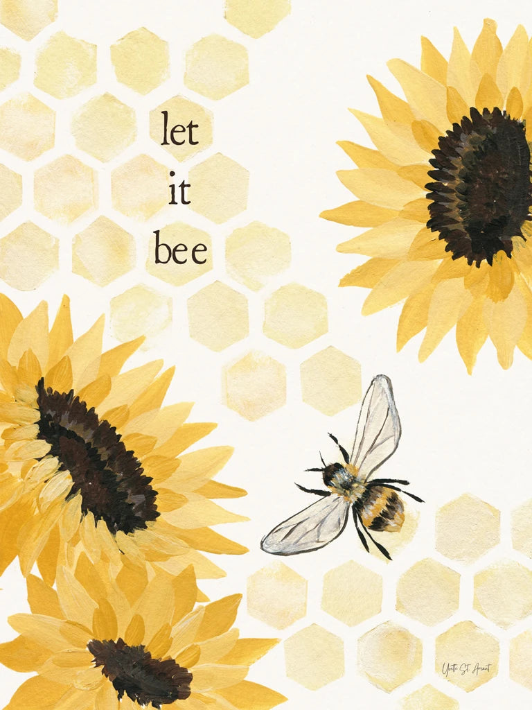 Sunny Bees I by Yvette St. Amant