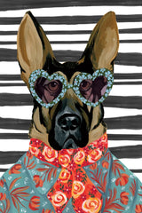 Swag Sheppard Stripe Background by Yvette St. Amant. SKU 101262h. Archival Giclee Fine art print for wall decor.