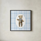Teddy II by Yvette St. Amant. Shown in a sleek black glass frame for a contemporary gallery look. Available as an archival giclee rolled canvas, fine art paper, or poster print. SKU 101492a.