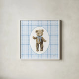 Teddy II by Yvette St. Amant. Shown in a crisp white glass frame for a clean and minimalist style. Available as an archival giclee rolled canvas, fine art paper, or poster print. SKU 101492a.