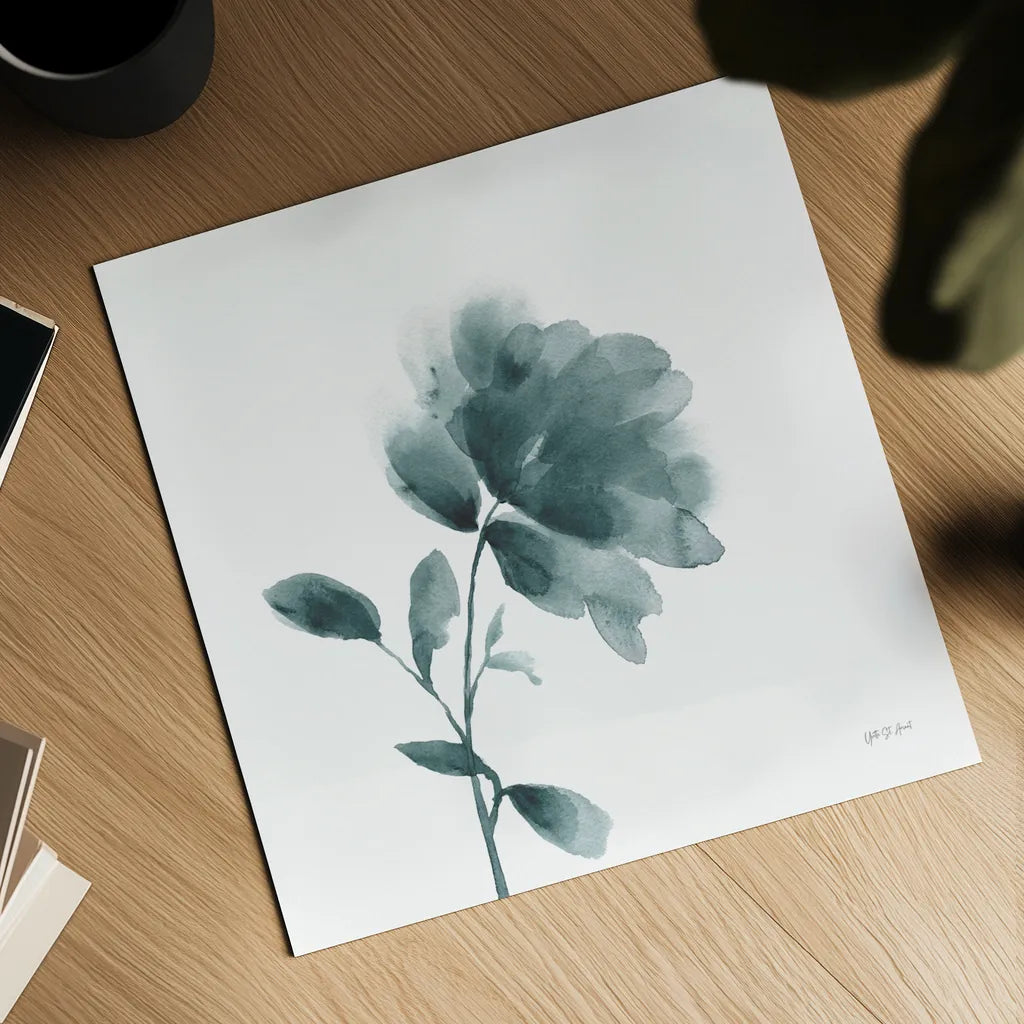Tranquil Blossom II by Yvette St. Amant. Shown as a detailed flat fine art print, highlighting archival giclee quality. Available as an archival giclee rolled canvas, fine art paper, or poster print. SKU 88196a.