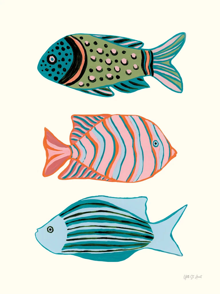 Tropical Fish I by Yvette St. Amant