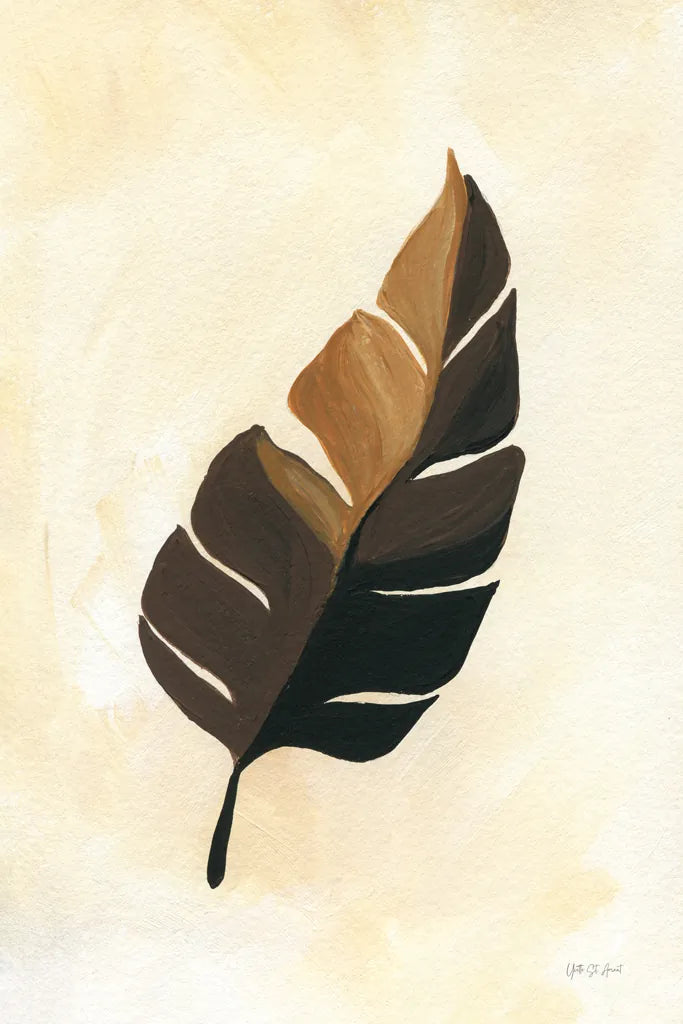 Tropical Leaf II by Yvette St. Amant. SKU 88740h. Archival Giclee Fine art print for wall decor.