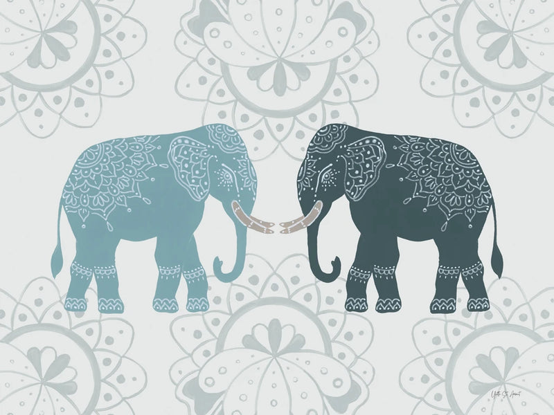 Two Elephants by Yvette St. Amant