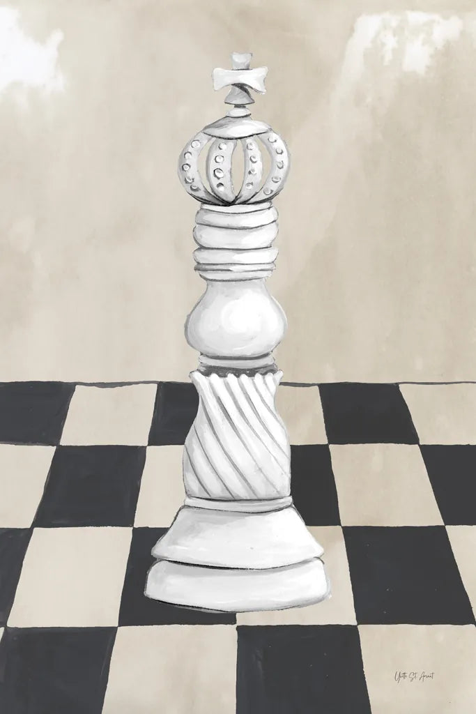Vintage King by Yvette St. Amant. SKU 102821h. Archival Giclee Fine art print for wall decor.