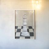 Vintage King by Yvette St. Amant. shown as a paper print in a white frame. Available as a archival giclee rolled canvas, fine art paper, or poster print. SKU 102821h.