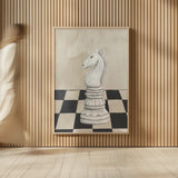 Vintage Knight by Yvette St. Amant. shown as over sized large wall art. Available as an archival giclee rolled canvas, fine art paper, or poster print. SKU 102822h.