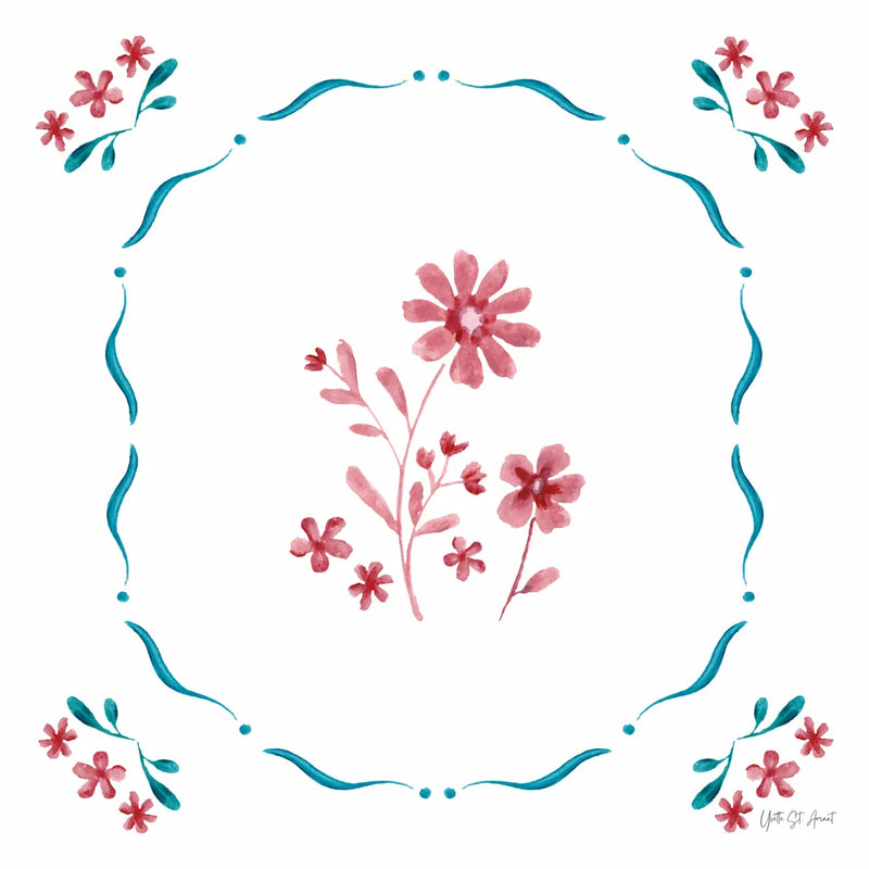 Vintage Modern IV by Yvette St. Amant. SKU 103694a. Archival Giclee Fine art print for wall decor.
