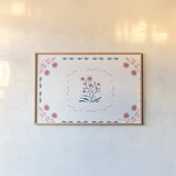 Vintage Modern VIII by Yvette St. Amant. shown as a paper print in a natural frame. Available as a archival giclee rolled canvas, fine art paper, or poster print. SKU 103698i.