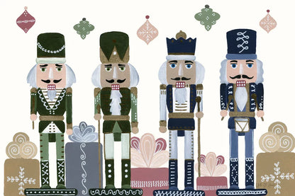 Vintage Nutcrackers I by Yvette St. Amant. SKU 94711i. Archival Giclee Fine art print for wall decor.