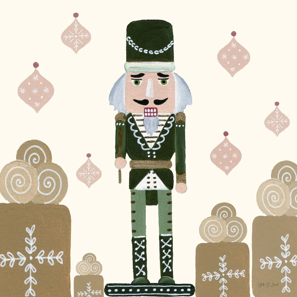 Vintage Nutcrackers IV by Yvette St. Amant. SKU 94714a. Archival Giclee Fine art print for wall decor.