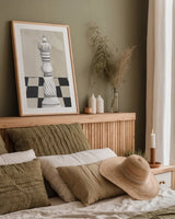 Vintage Queen by Yvette St. Amant. shown as a paper print in a natural frame. Available as a archival giclee rolled canvas, fine art paper, or poster print. SKU 102823h.