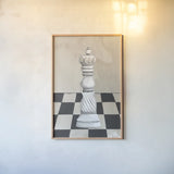 Vintage Queen by Yvette St. Amant. shown as a paper print in a natural frame. Available as a archival giclee rolled canvas, fine art paper, or poster print. SKU 102823h.