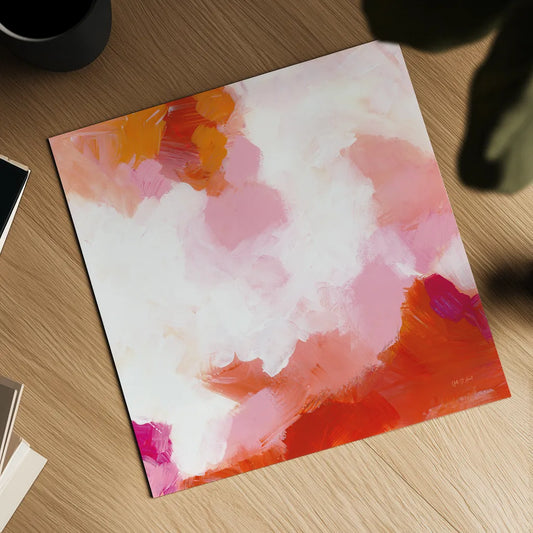 Warmth I by Yvette St. Amant. Shown as a detailed flat fine art print, highlighting archival giclee quality. Available as an archival giclee rolled canvas, fine art paper, or poster print. SKU 99018a.