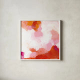 Warmth I by Yvette St. Amant. Shown in a crisp white glass frame for a clean and minimalist style. Available as an archival giclee rolled canvas, fine art paper, or poster print. SKU 99018a.