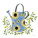 Watering Can with Daisies by Yvette St. Amant. SKU 101178a. Archival Giclee Fine art print for wall decor.