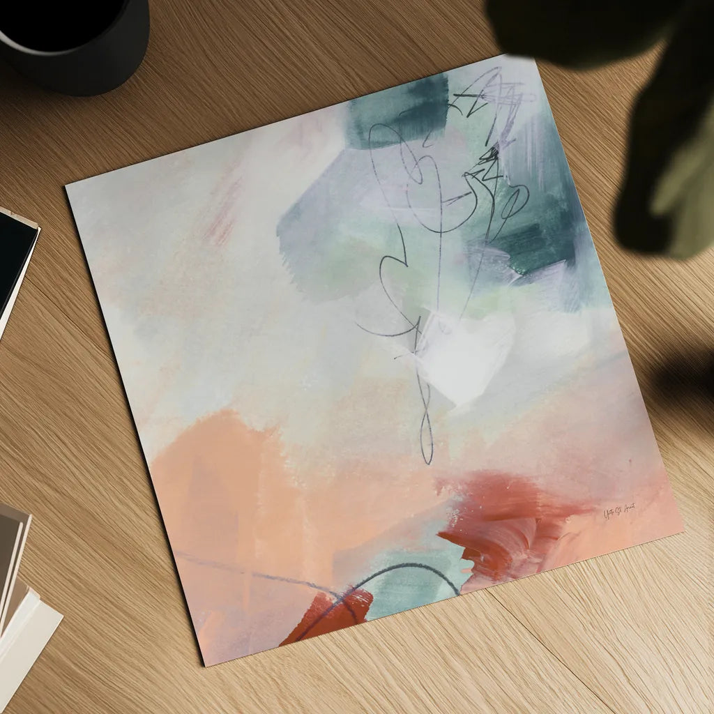 Weekend Retreat II by Yvette St. Amant. Shown as a detailed flat fine art print, highlighting archival giclee quality. Available as an archival giclee rolled canvas, fine art paper, or poster print. SKU 102298a.