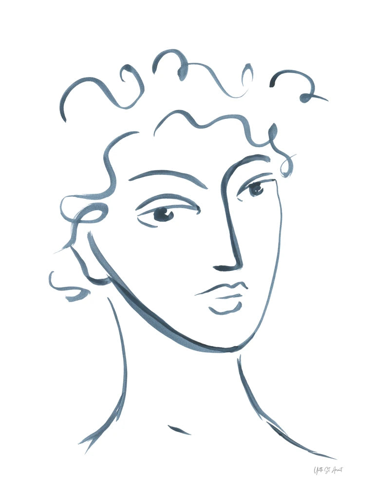 Whimsy Portrait I by Yvette St. Amant