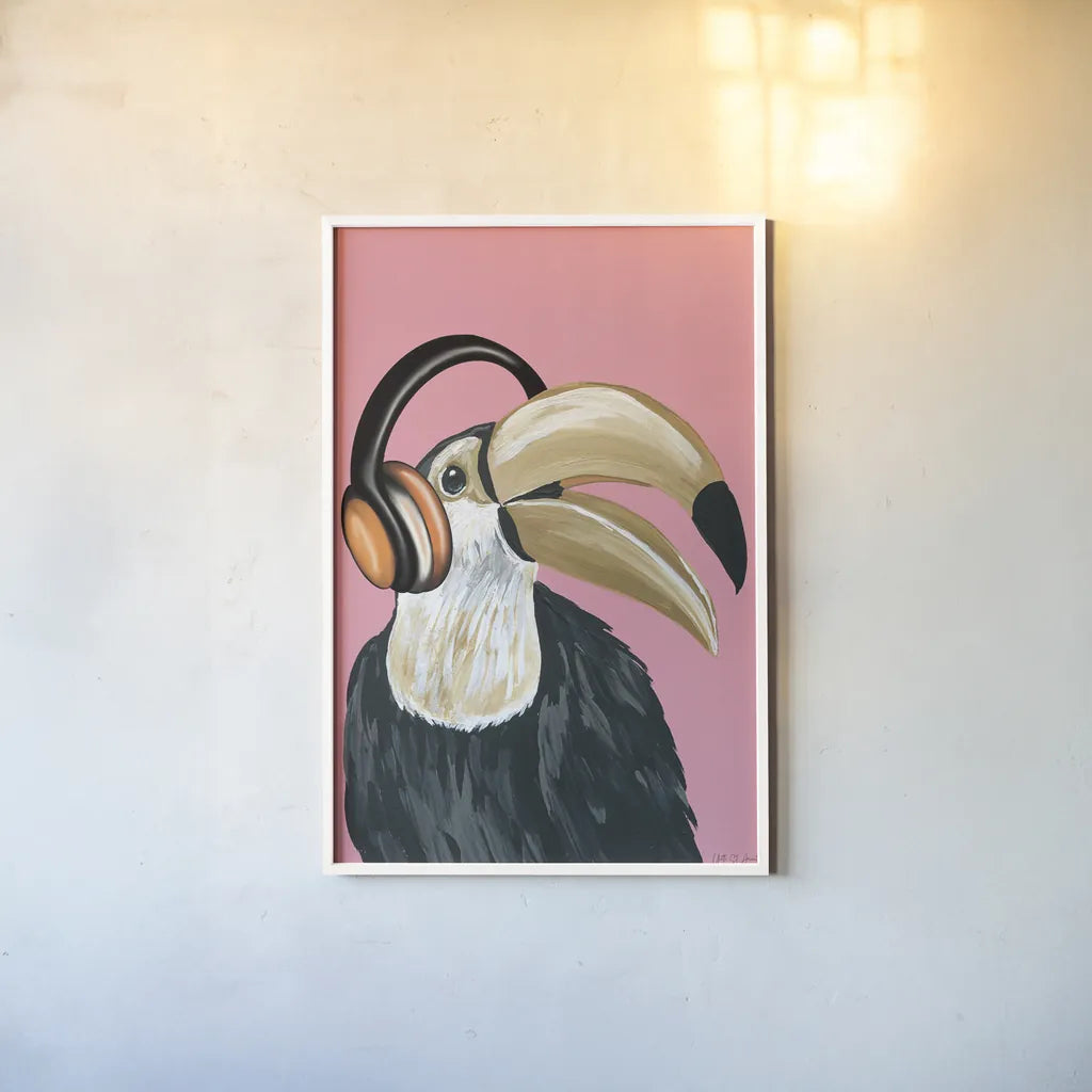 Wild I by Yvette St. Amant. shown as a paper print in a white frame. Available as a archival giclee rolled canvas, fine art paper, or poster print. SKU 88716h.