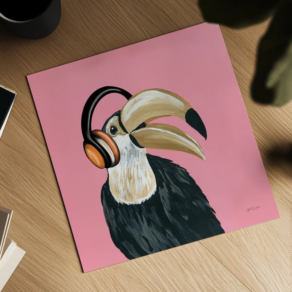 Wild I Sq by Yvette St. Amant. Shown as a detailed flat fine art print, highlighting archival giclee quality. Available as an archival giclee rolled canvas, fine art paper, or poster print. SKU 89383a.