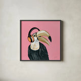 Wild I Sq by Yvette St. Amant. Shown in a sleek black glass frame for a contemporary gallery look. Available as an archival giclee rolled canvas, fine art paper, or poster print. SKU 89383a.