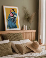 Wild III by Yvette St. Amant. shown as a paper print in a natural frame. Available as a archival giclee rolled canvas, fine art paper, or poster print. SKU 88718h.