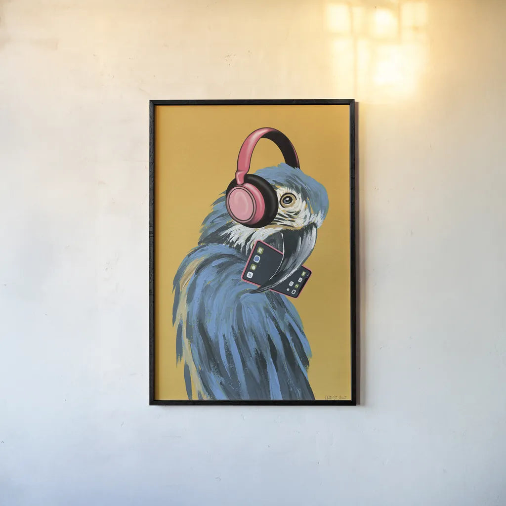 Wild III by Yvette St. Amant. shown as a paper print in a black flame. Available as a archival giclee rolled canvas, fine art paper, or poster print. SKU 88718h.