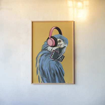 Wild III by Yvette St. Amant. shown as a paper print in a natural frame. Available as a archival giclee rolled canvas, fine art paper, or poster print. SKU 88718h.