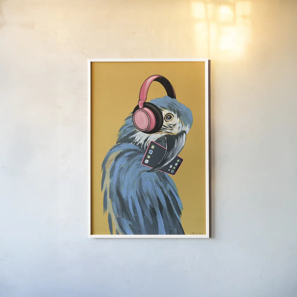 Wild III by Yvette St. Amant. shown as a paper print in a white frame. Available as a archival giclee rolled canvas, fine art paper, or poster print. SKU 88718h.