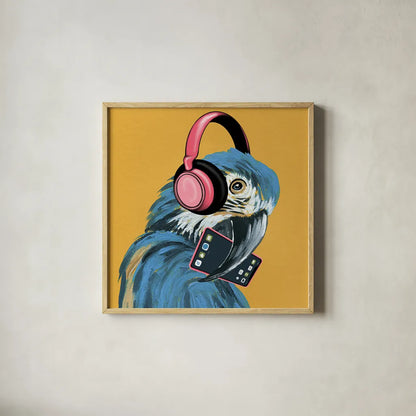 Wild III Square by Yvette St. Amant. Shown in a natural wood glass frame for a timeless modern aesthetic. Available as an archival giclee rolled canvas, fine art paper, or poster print. SKU 92721a.