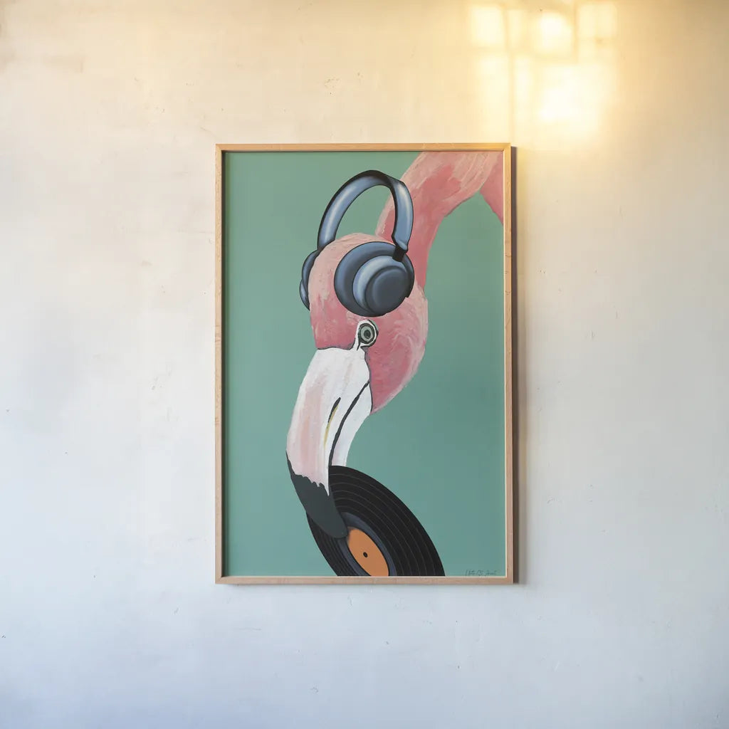 Wild IV by Yvette St. Amant. shown as a paper print in a natural frame. Available as a archival giclee rolled canvas, fine art paper, or poster print. SKU 88719h.