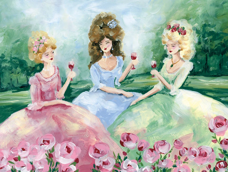 Wine in the Garden by Yvette St. Amant