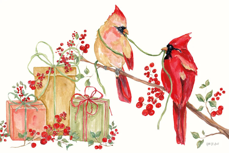 Winterberry Tidings V by Yvette St. Amant. SKU 101226i. Archival Giclee Fine art print for wall decor.