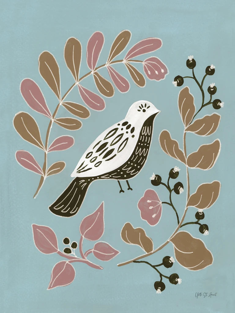 Woodland Folk Bird by Yvette St. Amant
