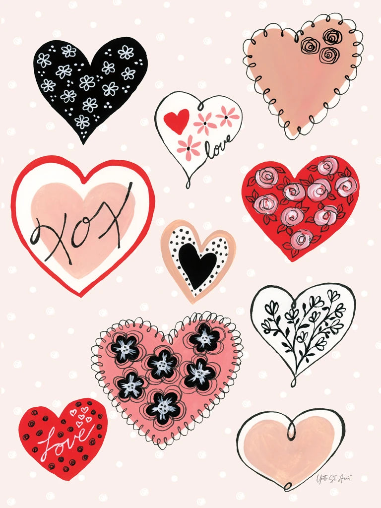 XOX Hearts by Yvette St. Amant