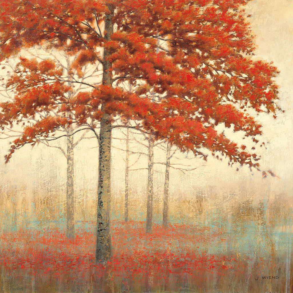 Reproduction of Autumn Trees II by James Wiens - Wall Decor Art