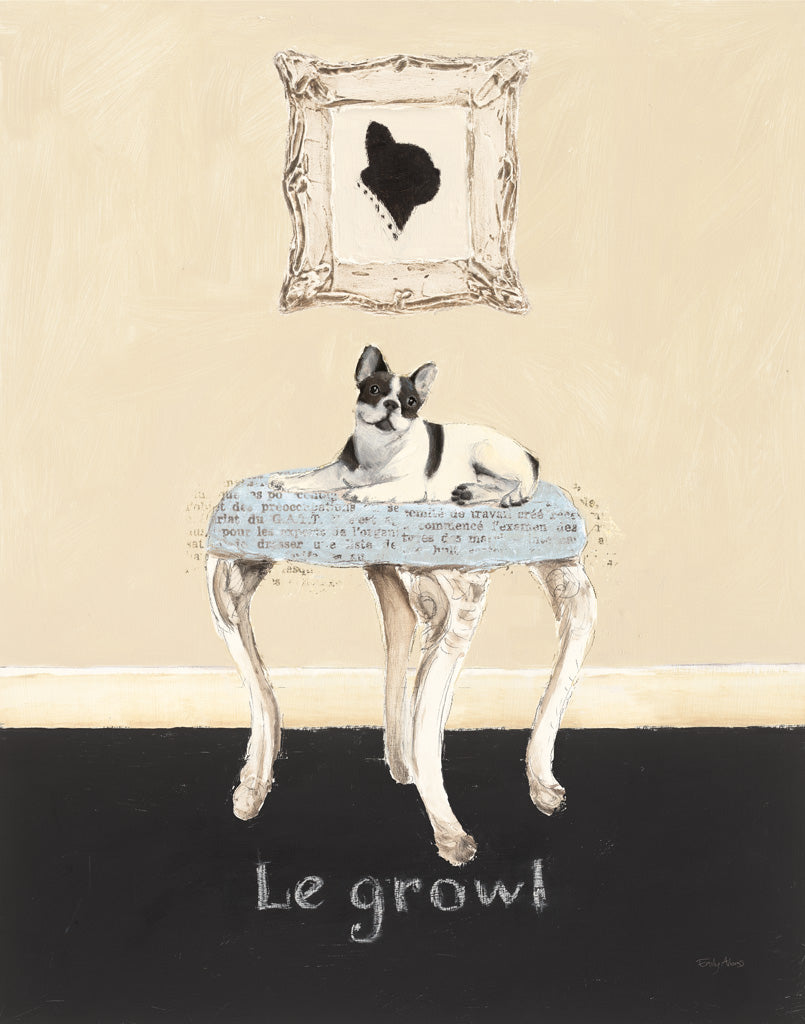 Reproduction of Le Growl by Emily Adams - Wall Decor Art