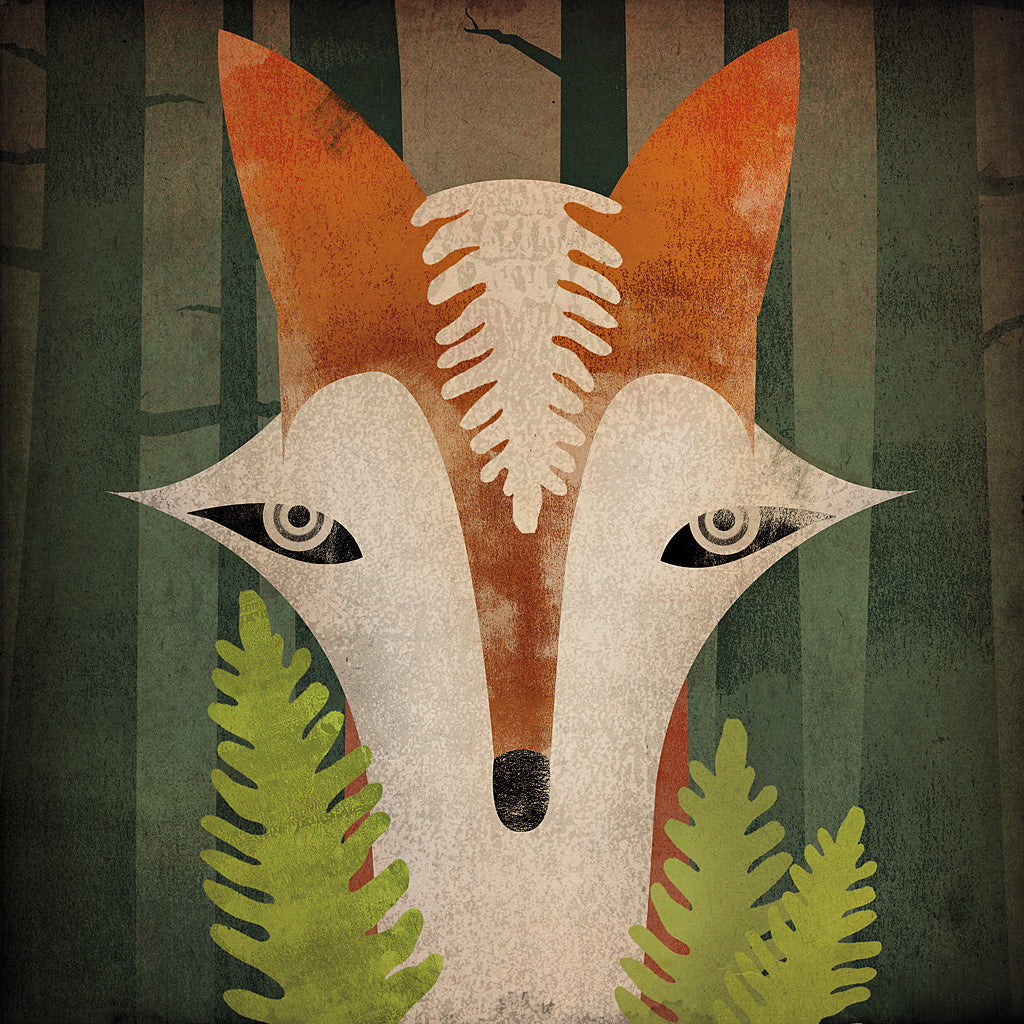 Reproduction of Fern Fox by Ryan Fowler - Wall Decor Art