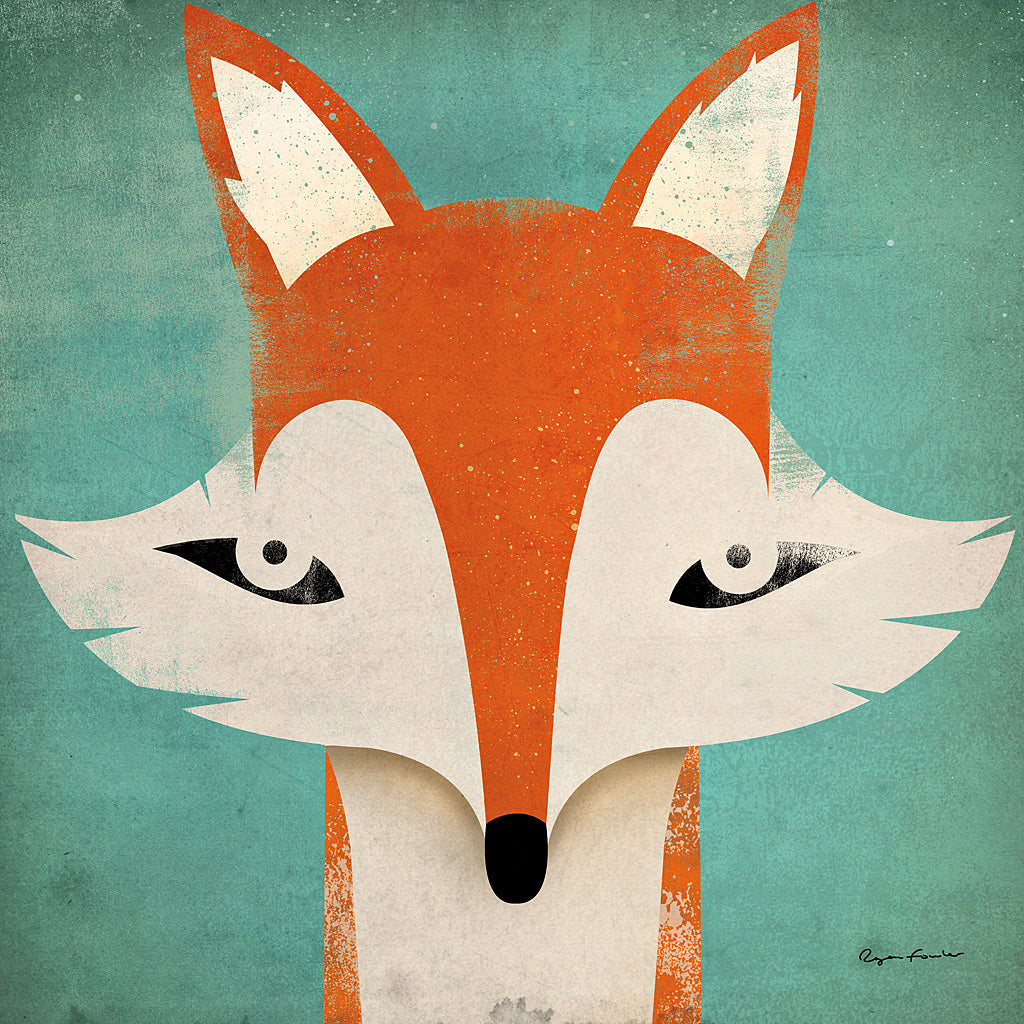 Reproduction of Fox by Ryan Fowler - Wall Decor Art