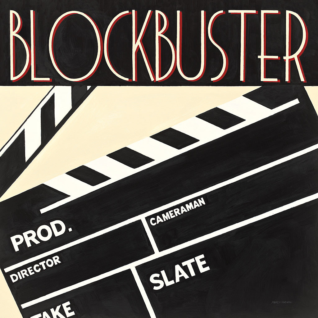 Reproduction of Blockbuster by Marco Fabiano - Wall Decor Art