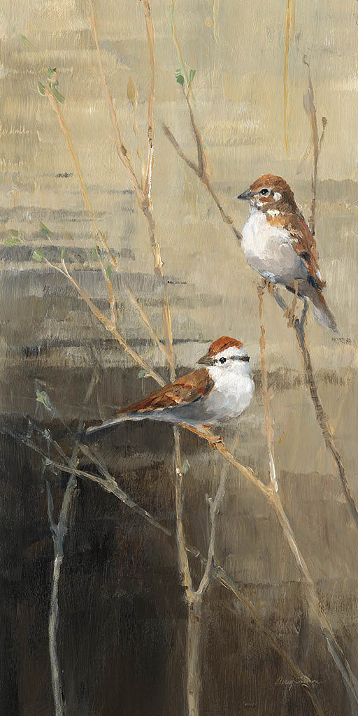 Reproduction of Sparrows at Dusk II by Avery Tillmon - Wall Decor Art