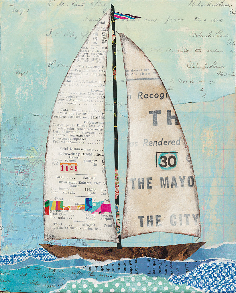 Reproduction of At the Regatta III by Courtney Prahl - Wall Decor Art