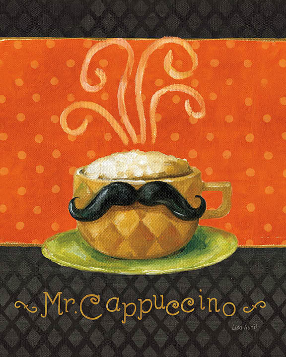 Reproduction of Cafe Moustache IV by Lisa Audit - Wall Decor Art