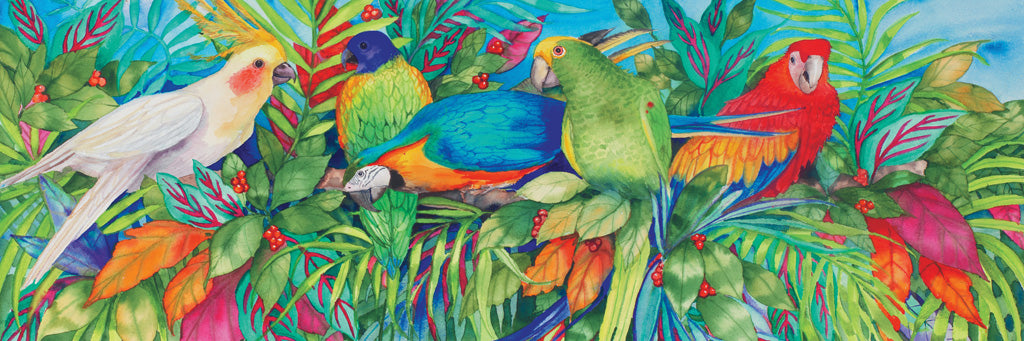 Reproduction of Parrots by Kathleen Parr McKenna - Wall Decor Art