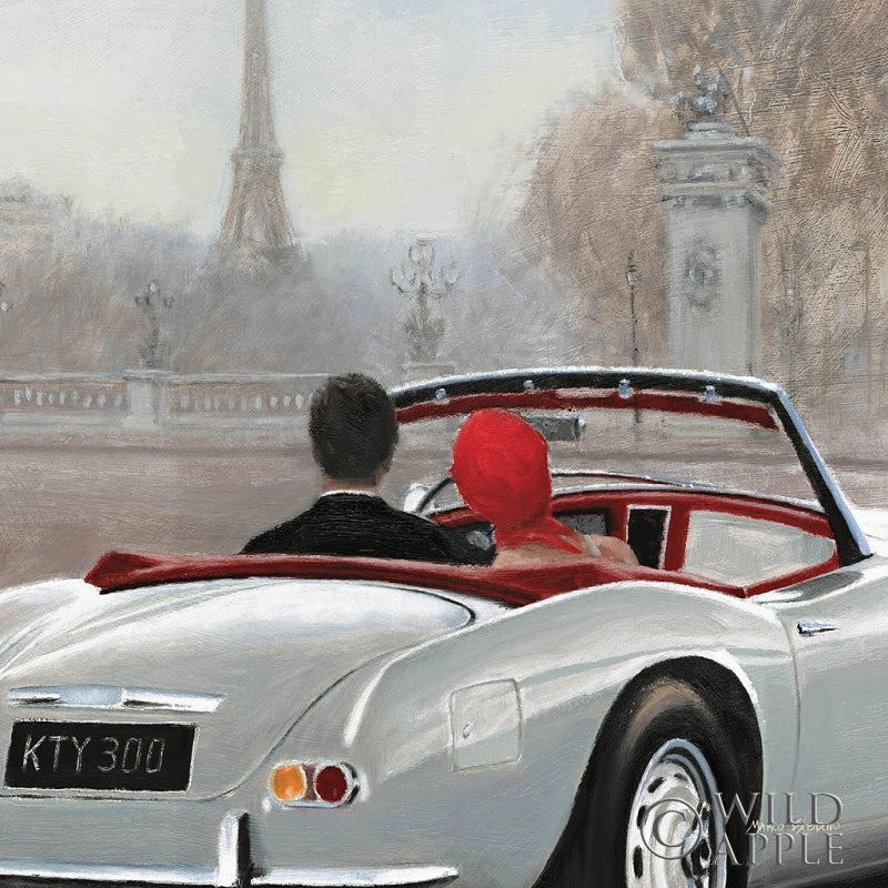 Reproduction of A Ride in Paris II Crop by Marco Fabiano - Wall Decor Art
